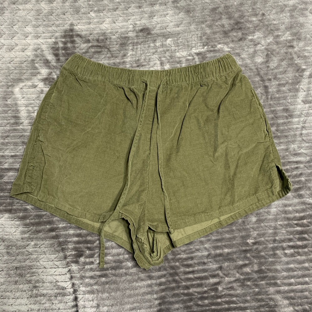 Army Green Soft Shorts